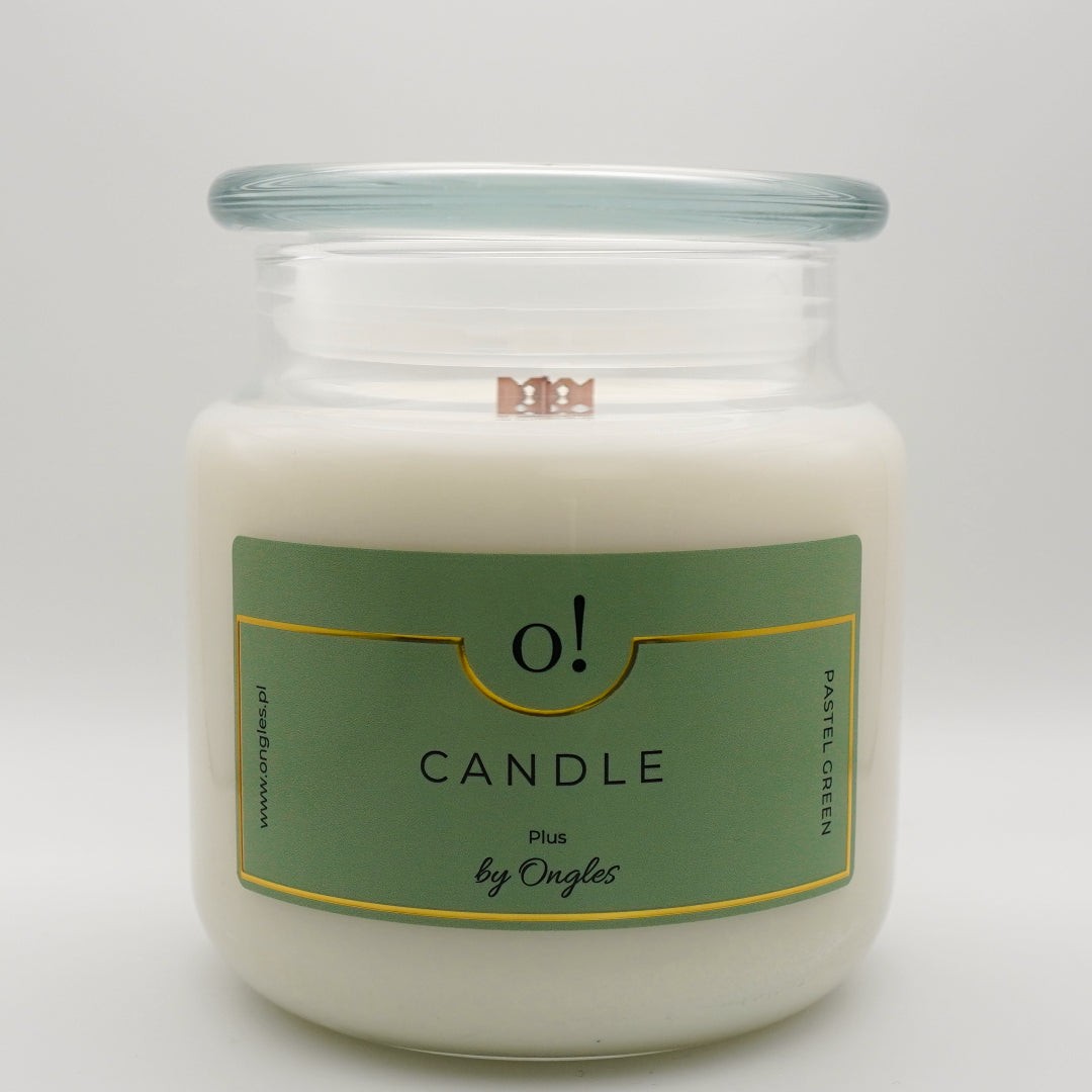 o! Candle Pastel Green Plus