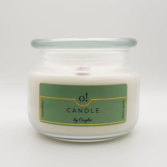 o! Candle Pastel Green