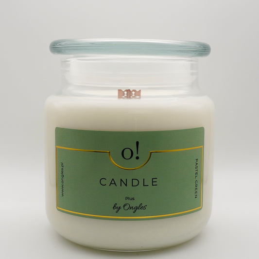 o! Candle Pastel Green Plus